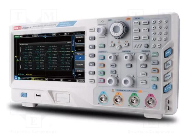 Oscilloscope: digital; Ch: 2; 100MHz; 2 Gs/s; 56Mpts; LCD TFT 8" UNI-T MSO2102-S