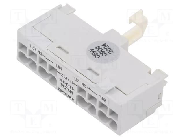 Auxiliary contacts; NC + NO; front; Leads: push-in terminals; PKZ EATON ELECTRIC NHI-E-11-PKZ0-PI