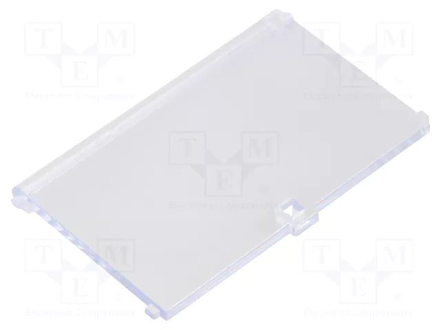 Front panel; transparent; 1597 HAMMOND HM-1597D4MPHGTPC