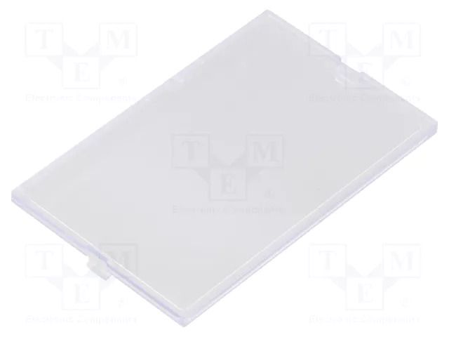 Front panel; transparent; 1597 HAMMOND HM-1597D4MPRHTPC