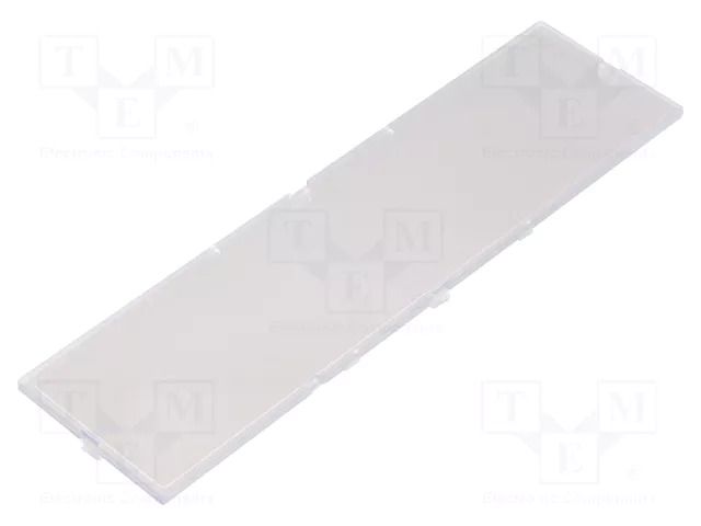 Front panel; transparent; 1597 HAMMOND HM-1597D9MPRHTPC