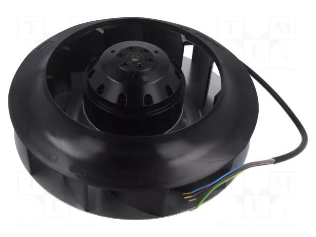 Fan: AC; radial; 230VAC; Ø225x69mm; 825m3/h; ball; 2650rpm; IP44 EBM-PAPST R2E225-AT51-05