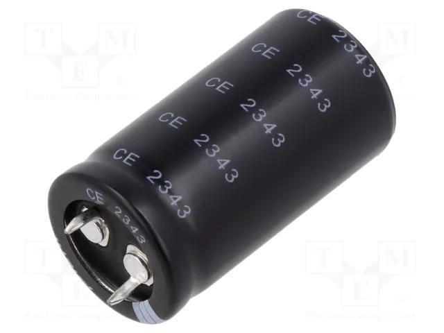 Capacitor: electrolytic; SNAP-IN; 10000uF; 25VDC; Ø22x40mm; ±20% AISHI ELH1EM103O40KT