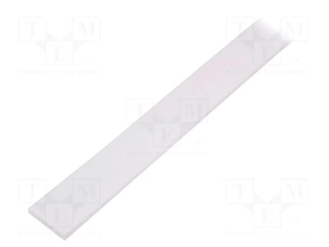 Cover for LED profiles; white; 1m; Kind of shutter: G; slide TOPMET TOP-84000138