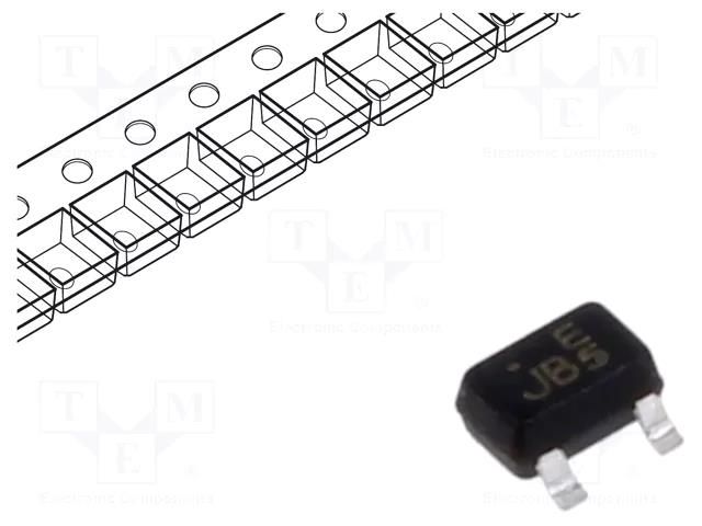 Diode: switching; SMD; 100V; 0.15A; 4ns; SOT323; Ufmax: 1.25V PanJit Semiconductor BAV99W-R1