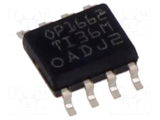 IC: audio amplifier; rail-to-rail output; Ch: 2; SO8; SoundPlus™ TEXAS INSTRUMENTS OPA1662AID