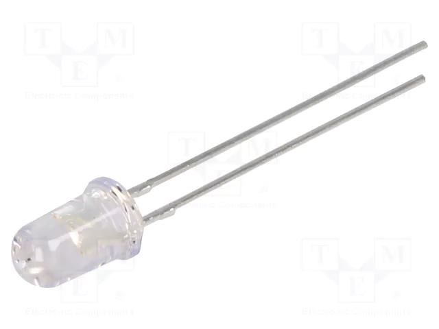 LED; green; 5mm; 14000÷23000mcd; 30°; Front: convex; 2.6÷3.6VDC Inolux INL-5AG30