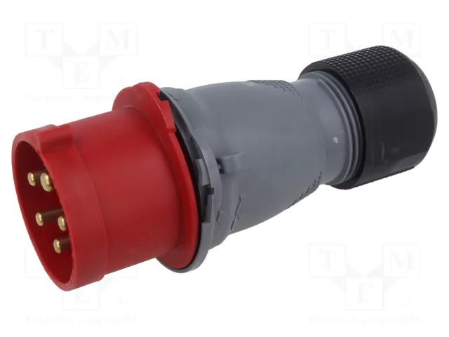 Connector: AC supply 3-phase; plug; male; 32A; 250VAC; IEC 60309 AMPHENOL 2CMA101995R1000