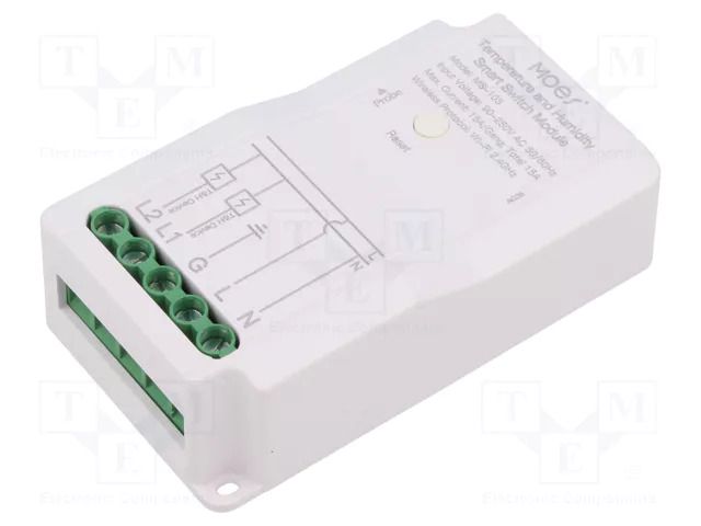 Wireless temperature sensor; WIFI; 90÷250VAC; Ch: 2 MOES MS-103-TH-WIFI