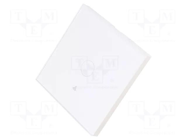 Touch switch; 200÷240VAC; No.of butt: 1; white; tempered glass MOES WRS-EU1-WH-MS