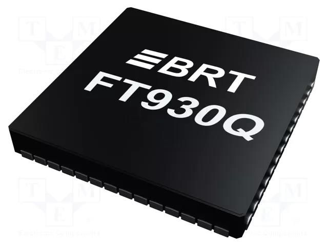 IC: microcontroller; QFN68; 32kBSRAM,128kBFLASH; 16bit timers: 4 BRIDGETEK FT930Q-T
