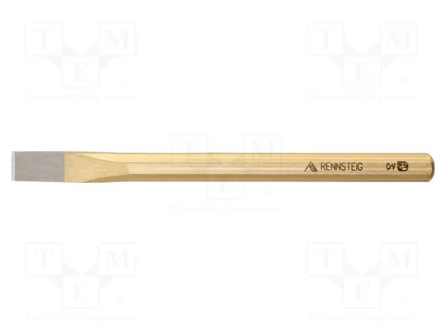 Cold chise; Tipwidth: 12mm; L: 150mm; Plating: varnish RENNSTEIG REN.3121501