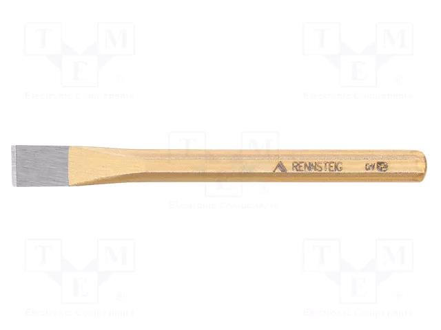 Cold chise; Tipwidth: 12mm; L: 125mm RENNSTEIG REN.3701250