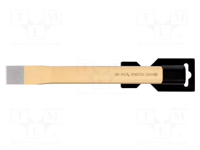 Cold chise; Tipwidth: 28mm; L: 240mm; Plating: varnish RENNSTEIG REN.3802401SB