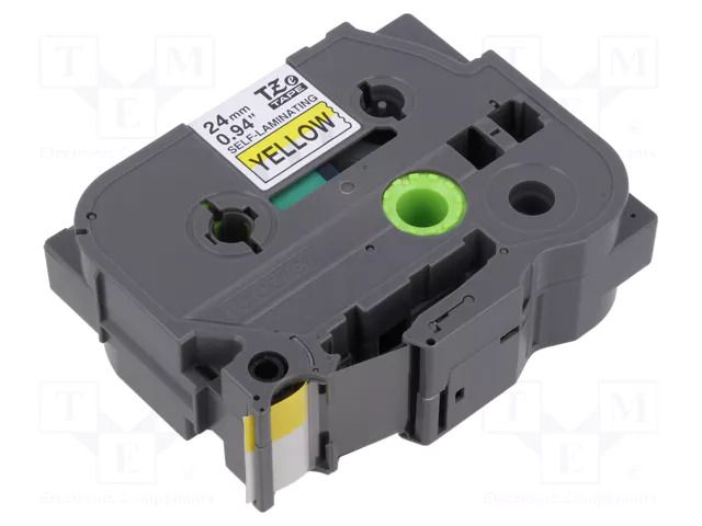 Tape; 24mm; 8m; yellow; Character colour: black; laminated BROTHER BR-TZESL651
