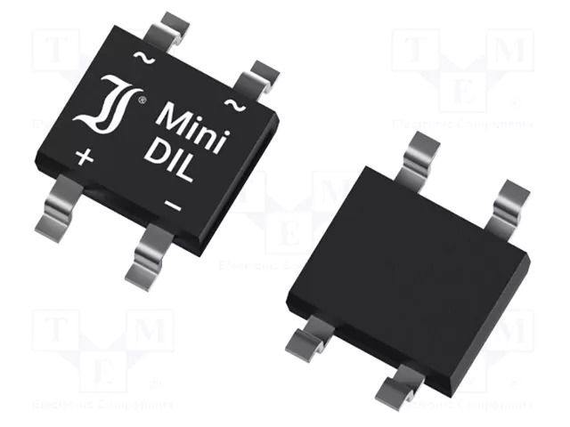Bridge rectifier: single-phase; 200V; If: 0.5A; Ifsm: 32A; SMT DIOTEC SEMICONDUCTOR MB2S-DIO