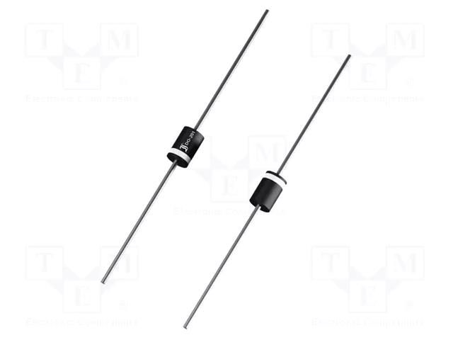 Diode: rectifying; THT; 200V; 3A; Ammo Pack; Ifsm: 100A; DO201; 0.5us DIOTEC SEMICONDUCTOR BY397-DIO