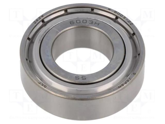 Bearing: single row deep groove ball; Øint: 17mm; Øout: 35mm SKF SKFW6003-2Z