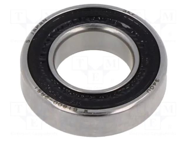 Bearing: single row deep groove ball; Øint: 10mm; Øout: 19mm SKF SKFW61800-2RS1