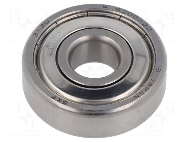 Bearing: single row deep groove ball; Øint: 10mm; Øout: 30mm SKF SKFW6200-2Z