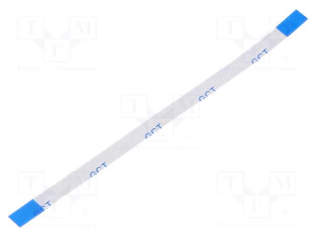 FFC tape; Cores: 6; Tape ph: 0.5mm; L: 76mm; 500mA; 60V GCT 05-06-A-0076-A