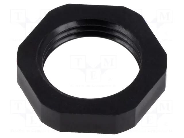 Nut; NPT1/2"; polyamide; black; Thread: inch,NPT; with flange LAPP LP-53019315