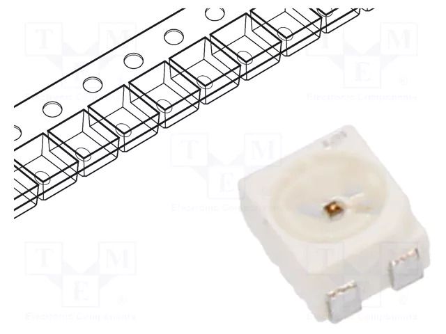 LED; red; SMD; PLCC4; 3.78÷7.56lm; 1120÷2800mcd; 1.9÷2.5VDC; 120° ams OSRAM LSE6SF-AABB-1-3A4B