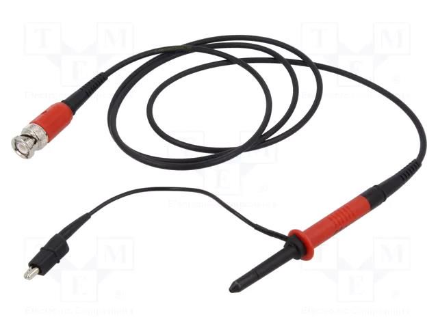 Probe: for oscilloscope; passive; 250MHz; 1MΩ; 1.4ns; 10÷35pF; 1.2m CAL TEST CT2707