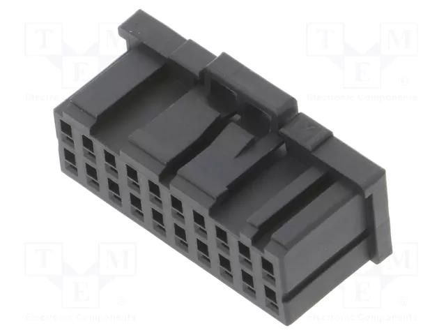 Connector: wire-board; plug; Dynamic D-1200D; female; PIN: 20; 250V TE Connectivity 1-1827864-0