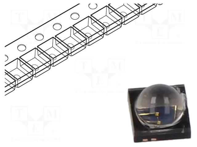 IR transmitter; 950nm; transparent; 1425mW; 60°; 2.5÷3.1VDC; SMD VISHAY VSMA1094600