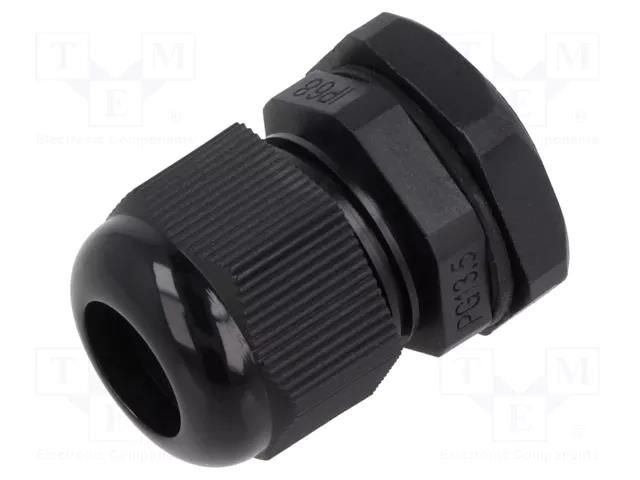 Cable gland; PG13,5; IP68; polyamide; black PAWBOL PW-D.3073C