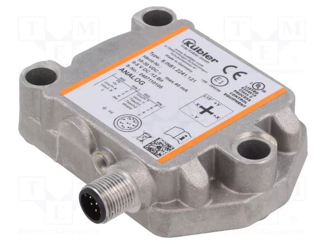 Sensor: inclinometer; ±15°; M12 male; 2- axis; -40÷85°C; 10÷30VDC KÜBLER 8.IN81.2241.121