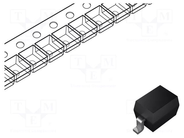 Diode: TVS; 350W; 6V; bidirectional; SOD323; reel,tape; ESD EATON ELECTRONICS STS321050B331-EA