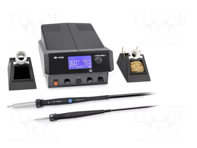 Station: hot air; digital,with knob; 150÷450°C; ESD; 2÷20l/min ERSA ERSA-0ICV2005AI