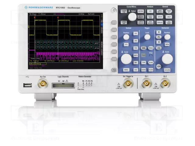 Oscilloscope: mixed signal; Ch: 2; 70MHz; 1Gsps; 1Mpts; 1n÷100s/div ROHDE & SCHWARZ RTC1K-72M