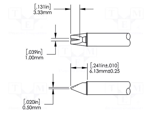 Tip; special; 3.2mm; 468°C; for soldering station METCAL CVC-8VG0032P