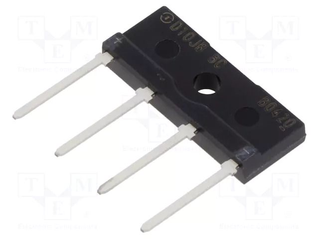 Bridge rectifier: single-phase; Urmax: 800V; If: 10A; Ifsm: 300A SHINDENGEN D10JBB80V-7000