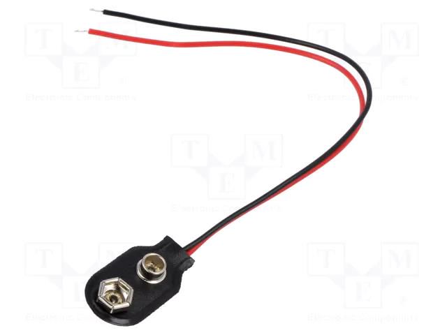 6F22 connector; 6F22,6LR61; Batt.no: 1; cables; 150mm GOOBAY GOOBAY-11445