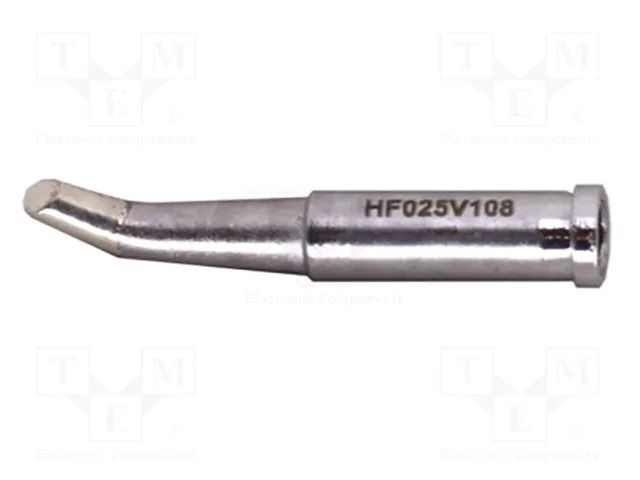 Tip; minispoon,bent; 2.5mm; for soldering station METCAL GT6-HF3025V