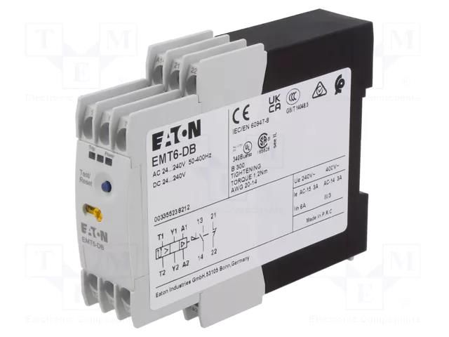 Temperature monitoring relay EATON ELECTRIC EMT6-DB