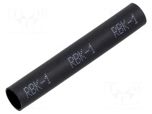 Heat shrink sleeve; dual wall,glued; 4: 1; 5.75mm; L: 50mm TE Connectivity RBKILS125NR1-050MM
