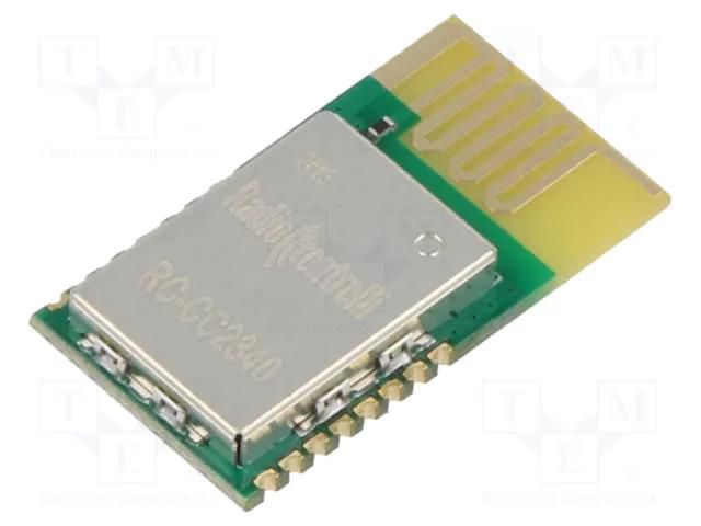 Module: Bluetooth Low Energy; Bluetooth: 5.3,BLE; 8dBm; GPIO,SWD RADIOCONTROLLI RC-CC2340