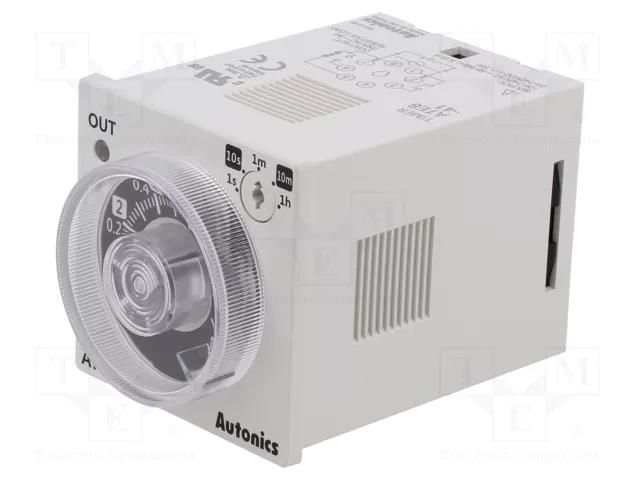 Timer; 0,1s÷1h; relay; 250VAC/3A,30VDC/3A; Usup: 100÷240VAC; PIN: 8 AUTONICS ATE8-41