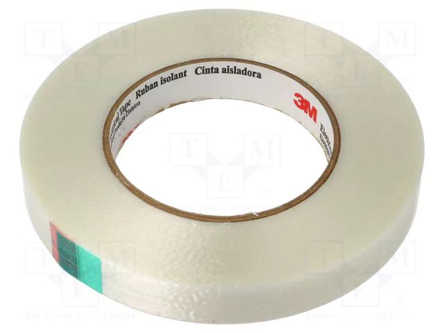 Tape: electrical insulating; W: 19mm; L: 55m; Thk: 0.165mm; acrylic 3M 3M-1339-19-55