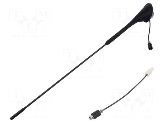 Antenna; car top,automotive; 405mm; AM,FM; universal; 180mm MTA 7677882