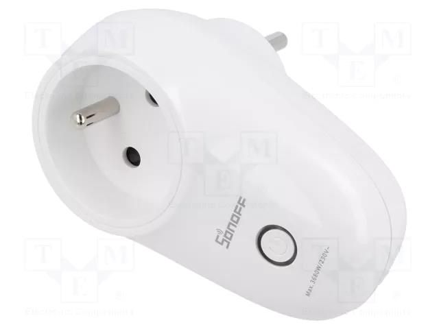 Power socket; 100÷240VAC; IP00; S26; -10÷40°C; Interface: ZigBee SONOFF S26R2ZBTPE