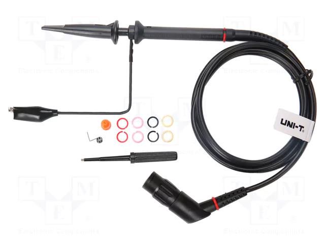 Probe: for oscilloscope; passive; 25MHz; Uin max: 600V; Trans: 10: 1 UNI-T UT-H01