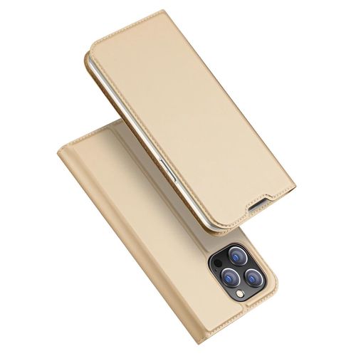 Dux Ducis Skin Pro Holster Flip Cover for iPhone 14 Pro Max gold, Dux Ducis 6934913035184 6934913035184