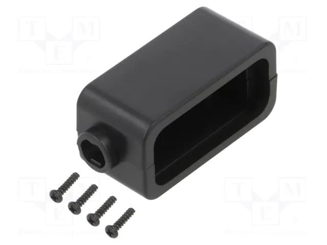 Enclosure: multipurpose; X: 22mm; Y: 51mm; Z: 24mm; ABS; black MINITOOLS A-OBD-L