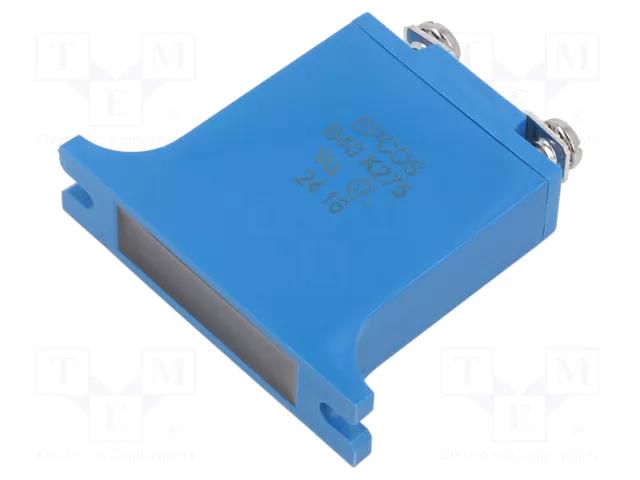 Varistor: block; 275VAC; 350VDC; 40000A; 430V; Body dim: 40x55x14mm EPCOS B72240B0271K001